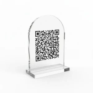 QR Payment Stand for Vehicle Cabins