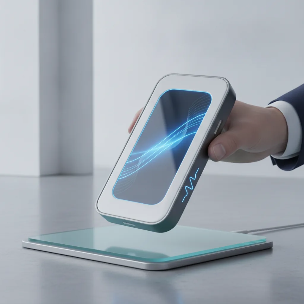 Modern fintech minimalism, confident and trustworthy mood, crisp